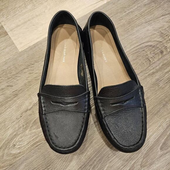 Mercer & Madison Leather Moccasin Flats black size 6.5 - Picture 9 of 9